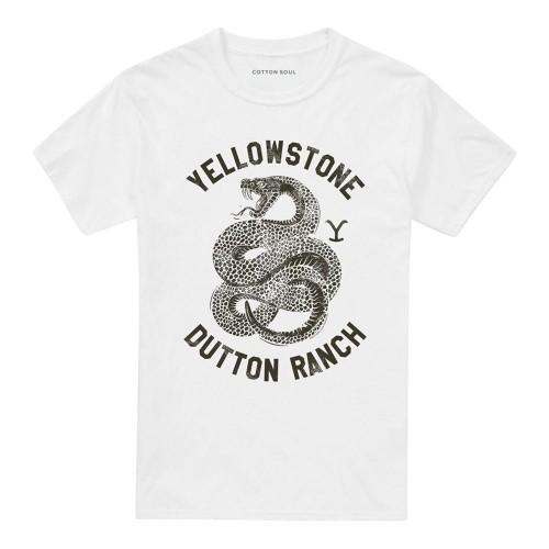 Yellowstone Unisex Adult Dutton Ranch Snake T-Shirt