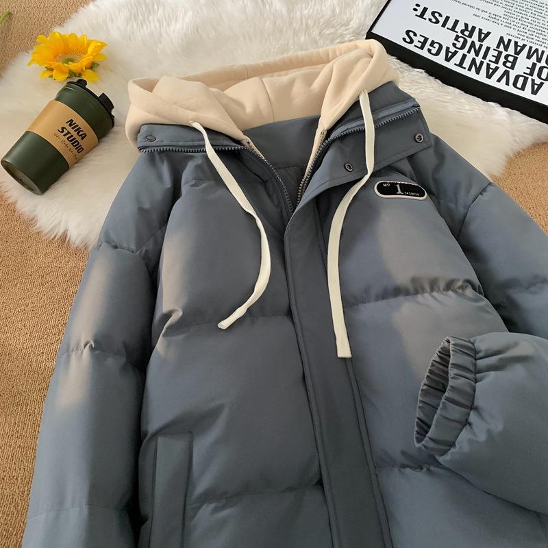 

Мужская повседневная короткая хлопковая куртка в стиле кэжуал, теплая зимняя куртка S