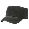Men's Distressed Flat Top Military Cap, Spring/Summer Duckbill Hat, Korean Style Sun Hat