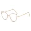 New Fashion Cat Eye Women Anti Blue Light Eyeglass Imported High Quality Brand Anti Radiation Eyeglasses/Replaceable Len