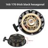 168F170 Gasoline Engine Pull Tray Accessories GX160 Generator Micro Tiller Polisher Power Hand Pull Tray Starter