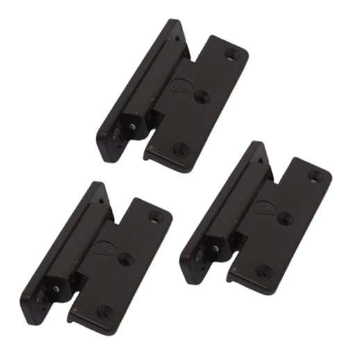 DIY Partner Auto Hinge 3 Pieces with Screws (Brown)