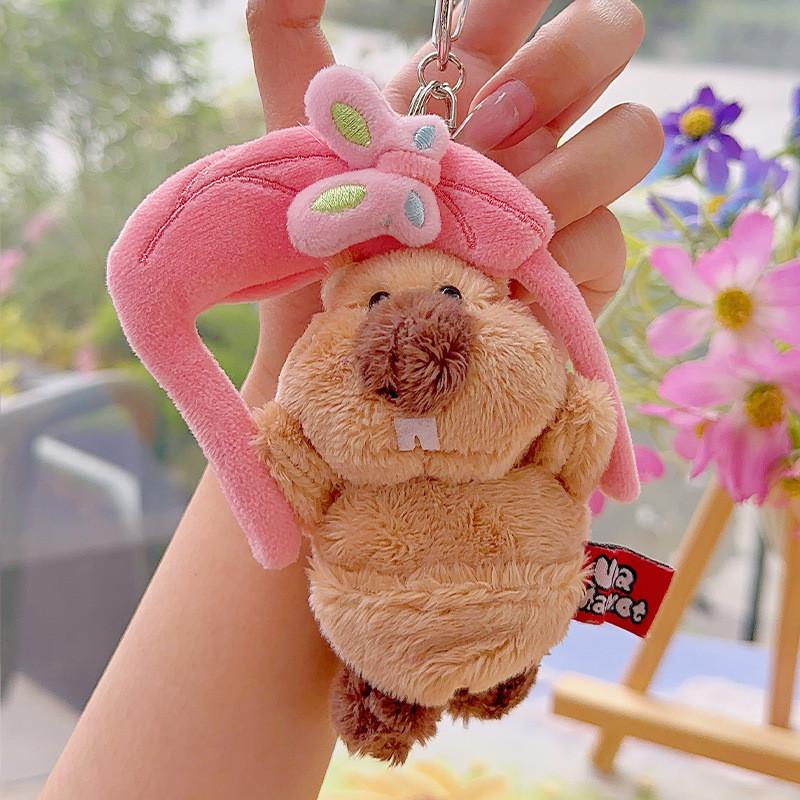 Jinnew Ural Marmot Brave Deep Forest Series Parachute Plush Keychain Gift For