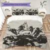 NieR Automata Pattern Bedding Uilt Set Uilt Cover Pillowcase Home Decoration Birthday Gift (1 * Duvet Cover + 2 * Pillowcase Without Core)