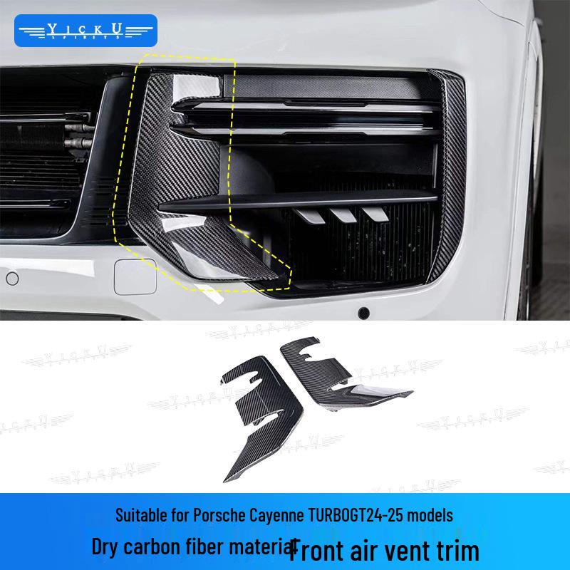 2024 Porsche Cayenne Turbo GT Dry Carbon Fiber Front Lip & Splitter