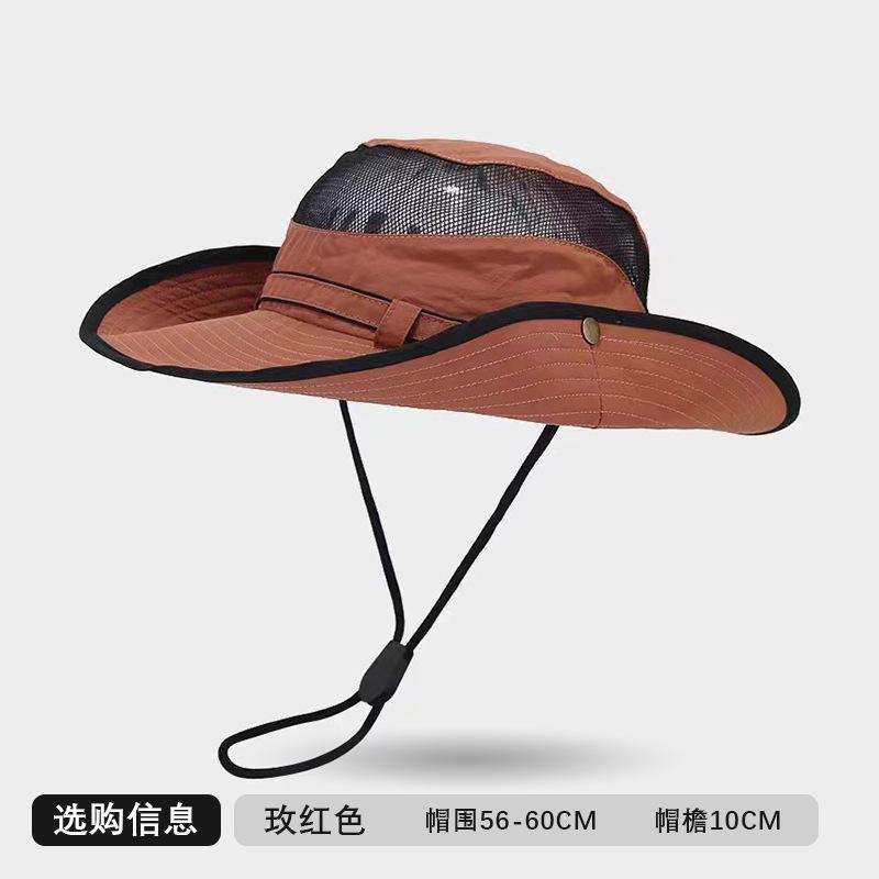 Sun Hats for Men Women Fishing Hat UPF Protection Wide Brim Bucket Hat Breathable Quick-Dry Water Rapellent Outdoor Hiking Beach Travel Summer Hats