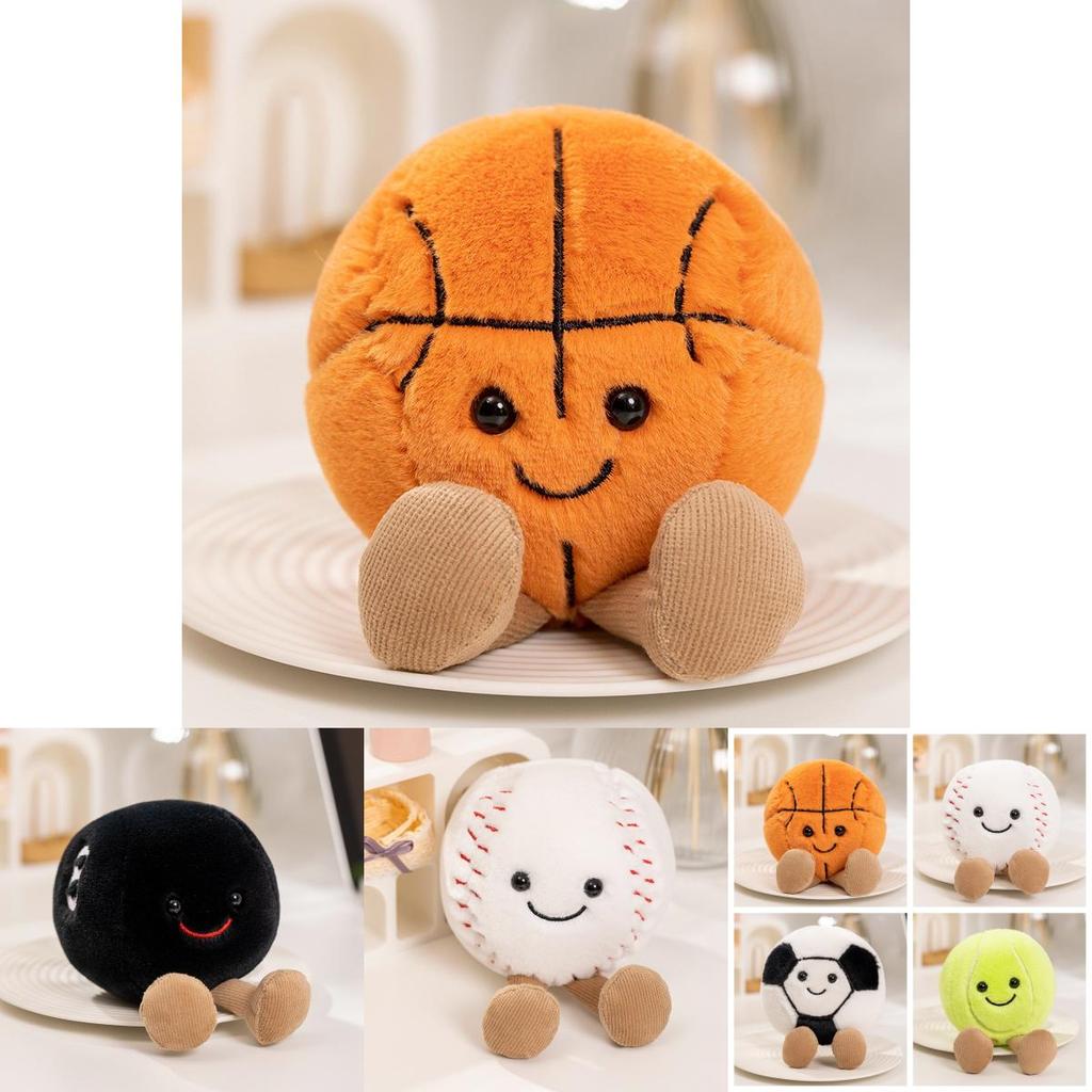 Adorable Plush Animal Sports Dolls For Football Basketball Baseball And Tennis Fun Gifts