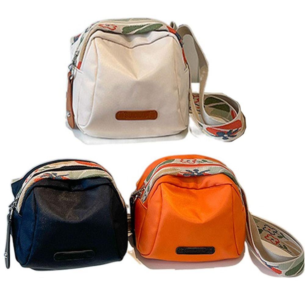 Large Capacity Shell Bag Wide Shoulder Strap Shoulder Bag Simple Women's Crossbody Bag  Camping