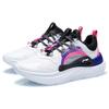 Li-Ning  Spark White Fluorescent Pink Women Sneakers Standard-White Black AGLR092-1
