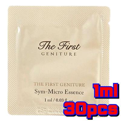 The First Geniture Sym-Micro Essence 1ml × 30 Stück | Koreanische Luxus Anti-Aging & Feuchtigkeitsspendende Essenz Proben