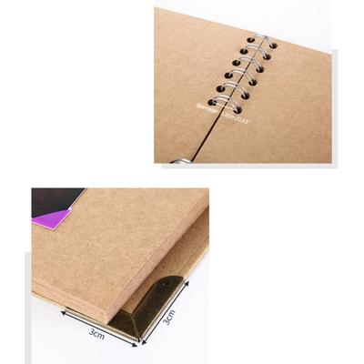 60 Pages Photo Album Kraft Paper Picture Decorative Album Portable Supplies for Mother Day Gift Accessory Dropshipping