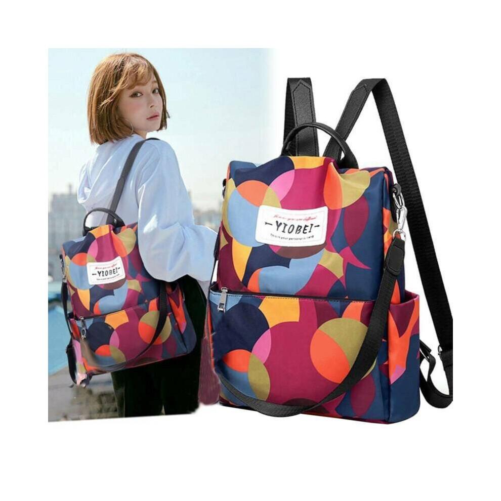 Women Anti-theft Travel Waterproof Oxford Cloth Backpack Shoulder Bag New UK
