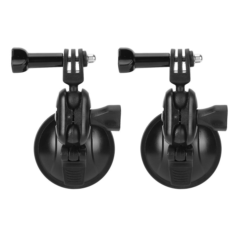 2Pcs 360 Degree Rotating Driving Video Recorder Sucker Bracket 65mm GPS Suction Cup HolderFork Head