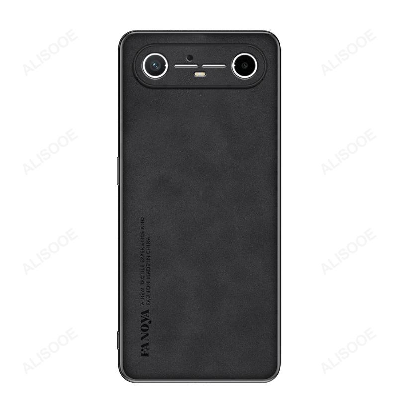 Frosted PU-Leather Funda for for Tecno Spark Slim 4G Case for Tecno Pova Slim 5G Cover Matte Plastic Full Protection Back Capa