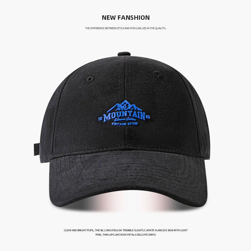 

New Spring Hat Female Dark Green South Korea Ins Men s Peaked Cap Breathable Sun-Proof Sun Protection Soft Top Baseball Cap Peak Baseball Cap-Black 55-59cm