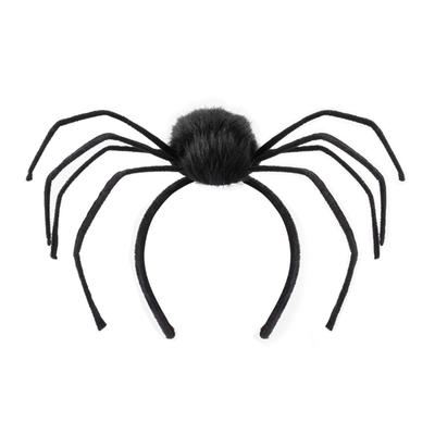 Punk Dark Series Spinnen Haarreif für Erwachsene Themenparty Kostüm Stirnband Tag der Toten Kopfschmuck Halloween Hexe Kopfbedeckung