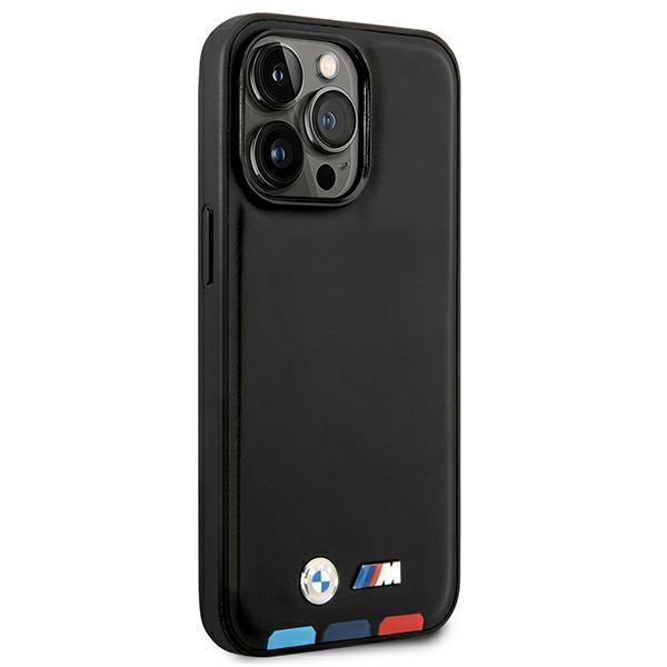 Etui Do iPhone 14 Pro BMW MagSafe Skórzane Czarne