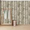 Gray Wood Wallpaper Peel And Stick Wallpaper Faux 3D Plank Paper Wood Self Adhesive Removable Renovation Furniture Cabinet Decor