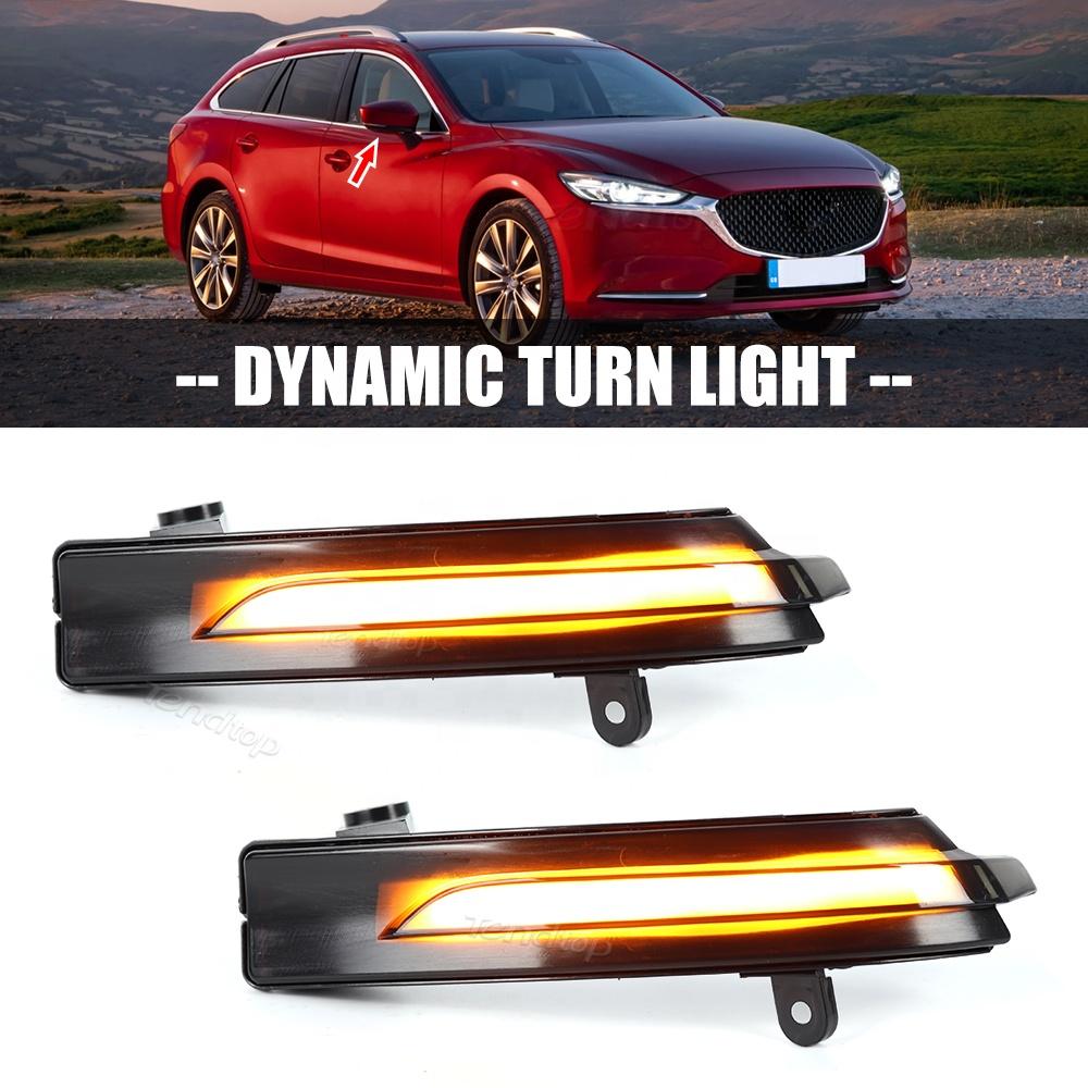 Fast Delivery New LED Sequential Turn Signal Indicator Lights Mirror Dynamic Blinker Signals Lamps for Mazda 3 Axela Mazda 6