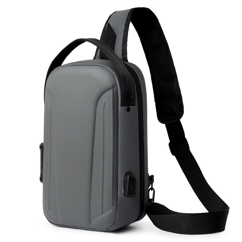 Lishen Men's Outdoor Hard Shell Sling Bag
