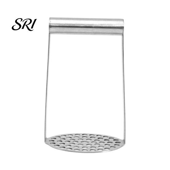 Vegetable Masher Tool Potato with Anti-Slip Rubber Handle U-Shaped Design Potatoes Heavy Duty Uniform Mesh for Sweet Pumpkin Beans Hand Press