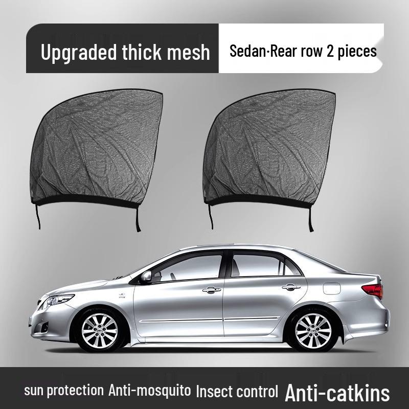

Car Window Mosquito Net Sunshade – Insect Proof Privacy Curtain