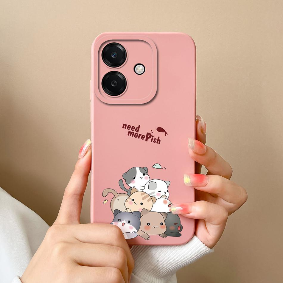 Cute Cases For Oppo A40 A40m A60 Back Cover High Quality Liquid Silicone Full Protection Soft Funda For OppoA40 OppoA60 Housing