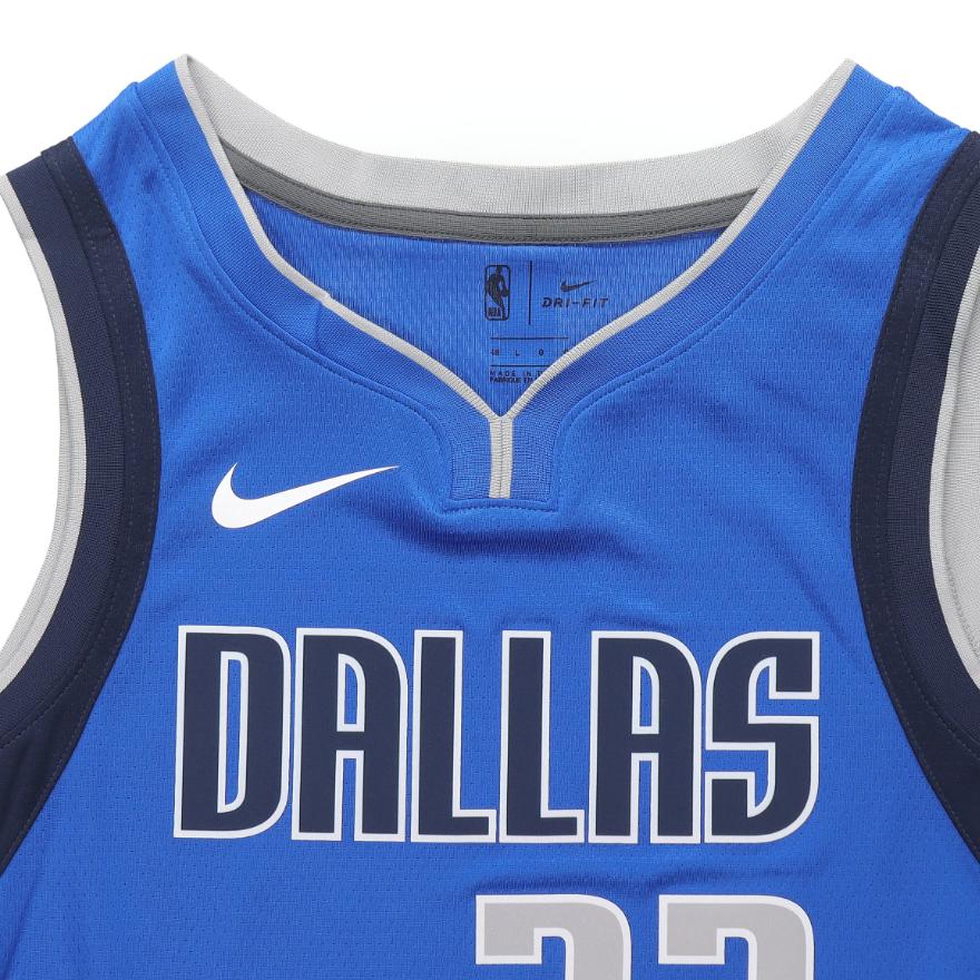 Nike Doncic Dallas Marvericks Icon Edition 2020 Jersey Blue/Black/Grey Men Streetwear CW3662-489