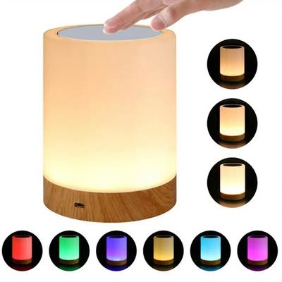 Innovative LED Touch Control Nachtlicht Induktion Dimmer Lampe Intelligente Nachttischlampe RGB Farbe USB Ändern Wiederaufladbare Nachtlampe