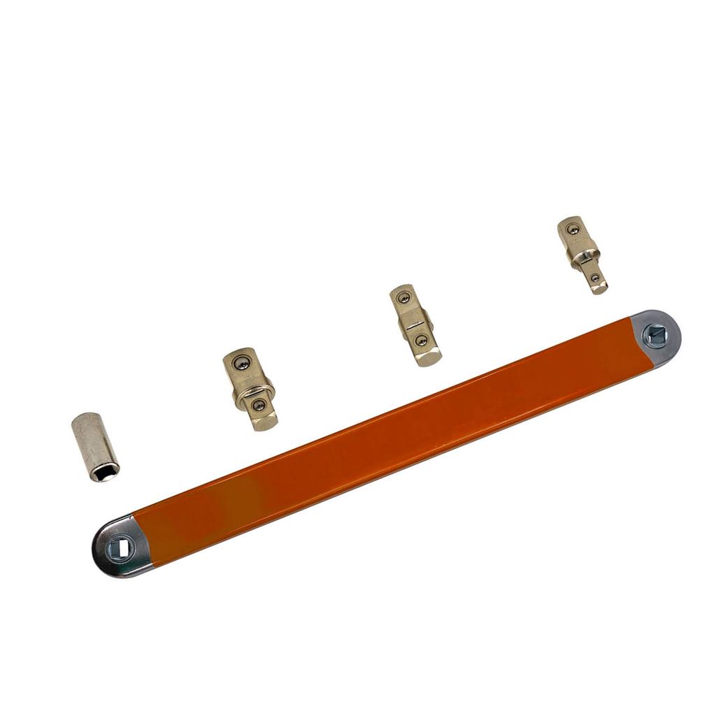 Offset Extension Wrench Multifunctional Ratchet Extension Wrench Set with 12in 14in 38in Adapter