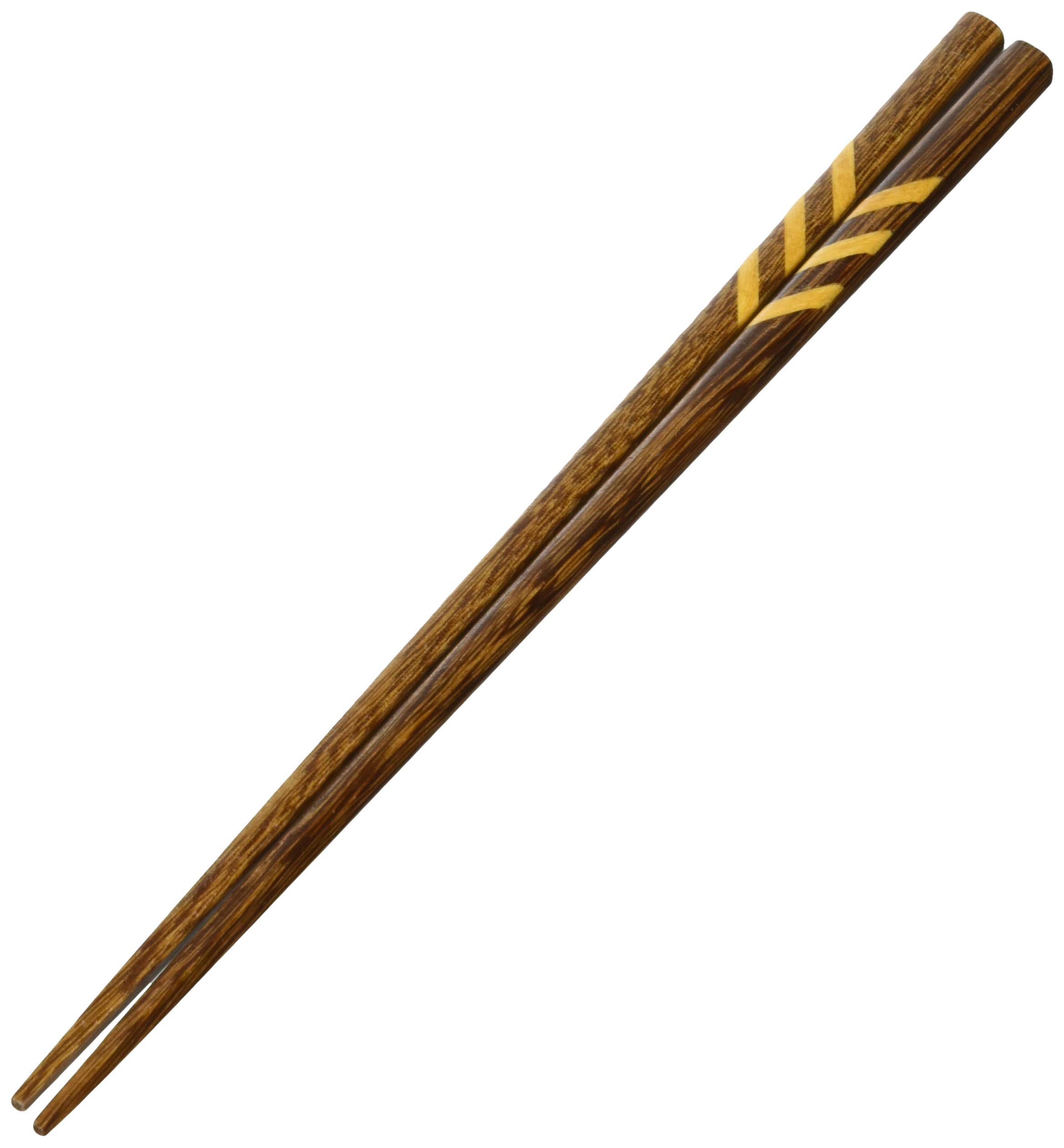 

Yamashita Kogei Brown Wooden Yosegi Chopsticks 272859 Chopsticks, 23.5cm, B, Wenge,