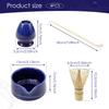5Pcs Japanese Ceramic Matcha Gift Box Matcha Tea Set With Whisk Spoon And Bowl Sumptuous Grinder Brush Tea Tools High-end