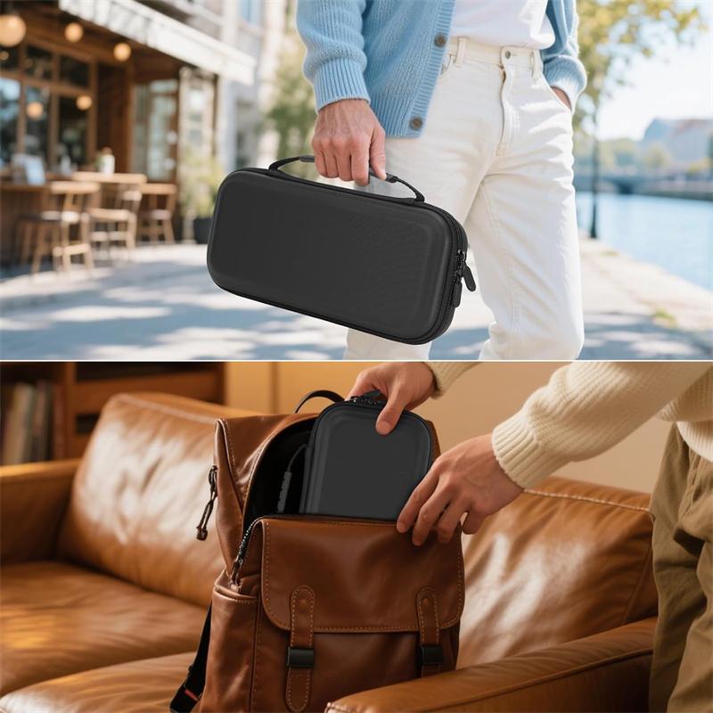 Bæreveske for Switch 2 (2025), Beskyttende hardt skall bæreveske, oppbevaringslommer kompatible med konsoll og tilbehør spill