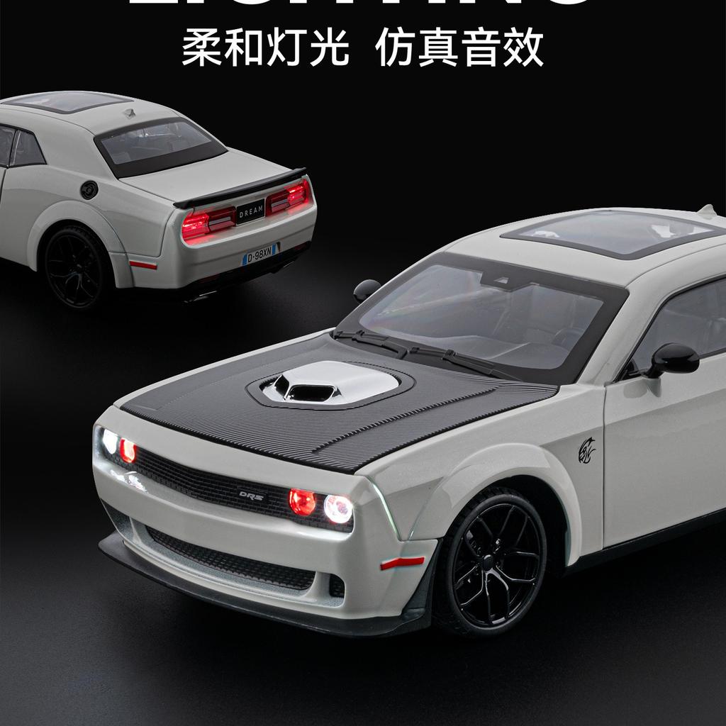 AAZZ1 1:18 Challenger SRT Redeye Hellcat Musle Sports Car Alloy Metal Diecast Model Car Home Trendy & Desktop Display Ornaments