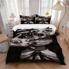 3pcs Horror Eyes Print Duvet Cover Set, 1 Duvet Cover + 2 Pillowcases (No Insert), High-Definition Print, Home & Dorm Set Yy251208089