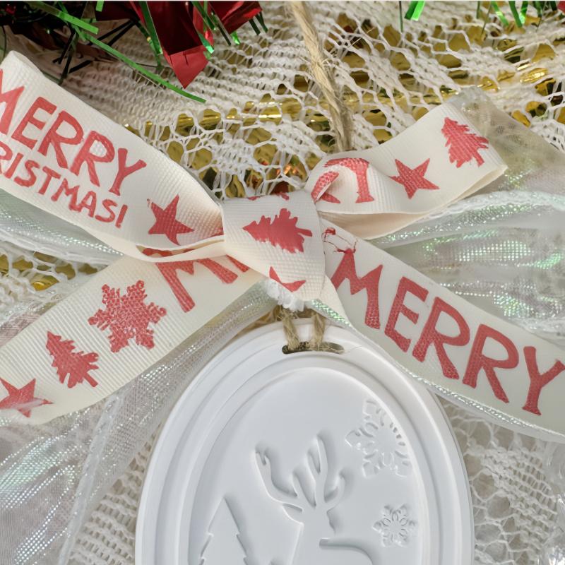 1pcChristmas Reindeer Car Plaster Aromatherapy Car Interior Christmas Tree Hanging Decoration Bathroom Bedroom Wardrobe Diffuser