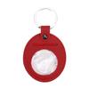 1Pc PU Leather Keychain Coin Holder Double Side Coin Display Case Medallion Sobriety Coin Recovery Chip Airtag Challenge Coin