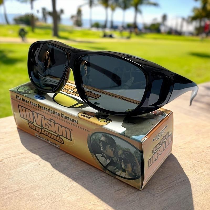 New anti-glare night vision polarized glasses for men and women, suitable for day and night cycling and driving, high-definition glasses for myopia,