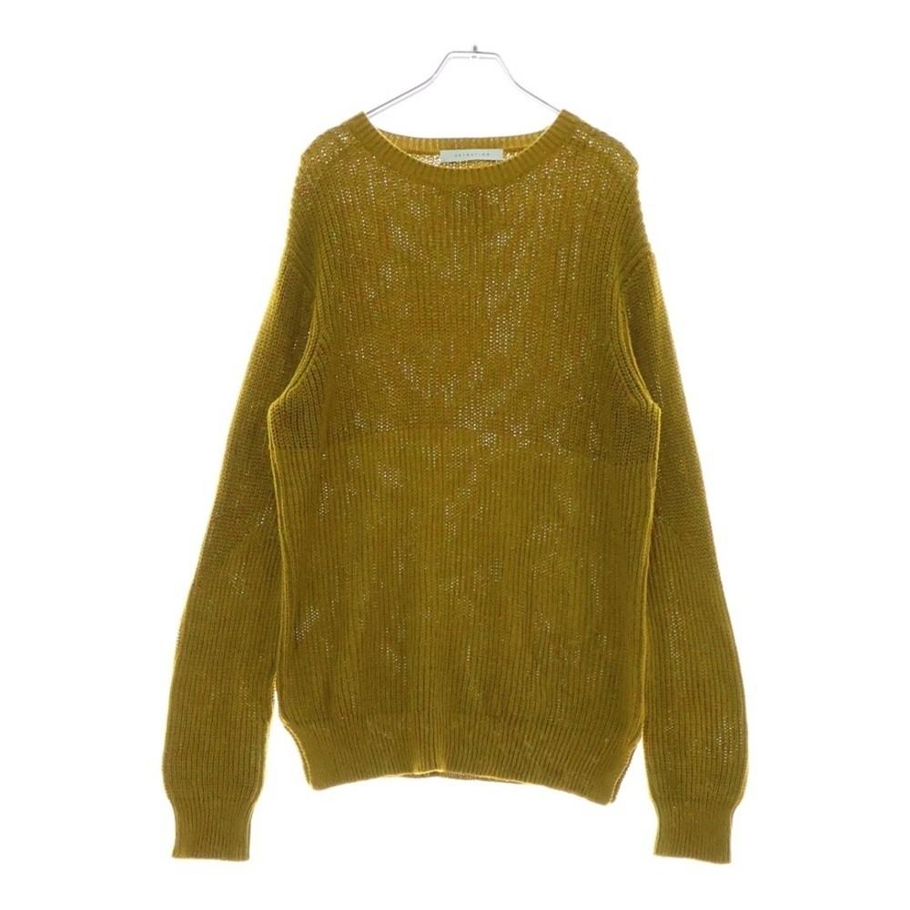 ESTNATION Side Slit Rayon Knit Sweater Yellow 81-234-12-0100 wbr/ 47 Used 6673b3746af4 Unisex T-Shirt M