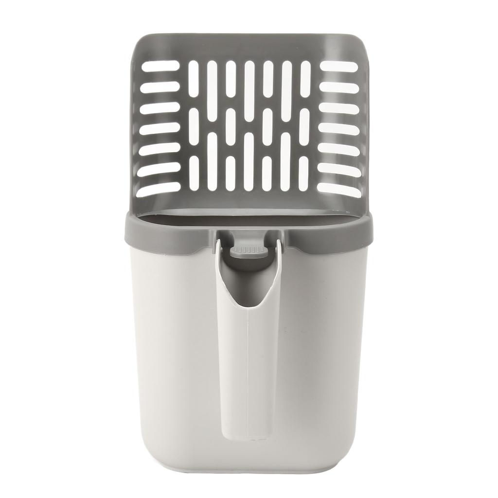 Cat Litter Scoop with Trash Container Portable Removable Cat Litter Scoop Holder with Garbage Bags