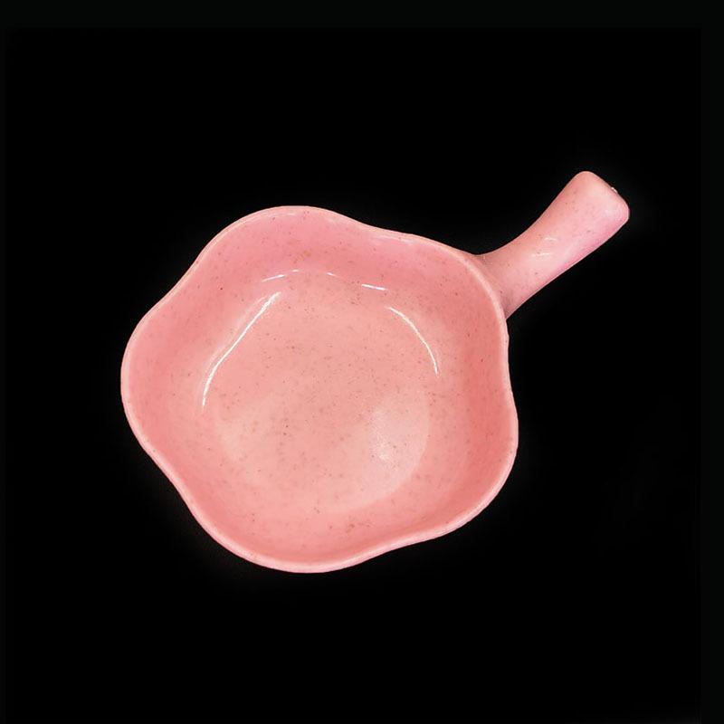 Piatto Condimento Cucina Domestica Paglia di Grano Foglie Plastica Rotondo Piatto Sottaceti Stoviglie Piatto Sottaceti Snack