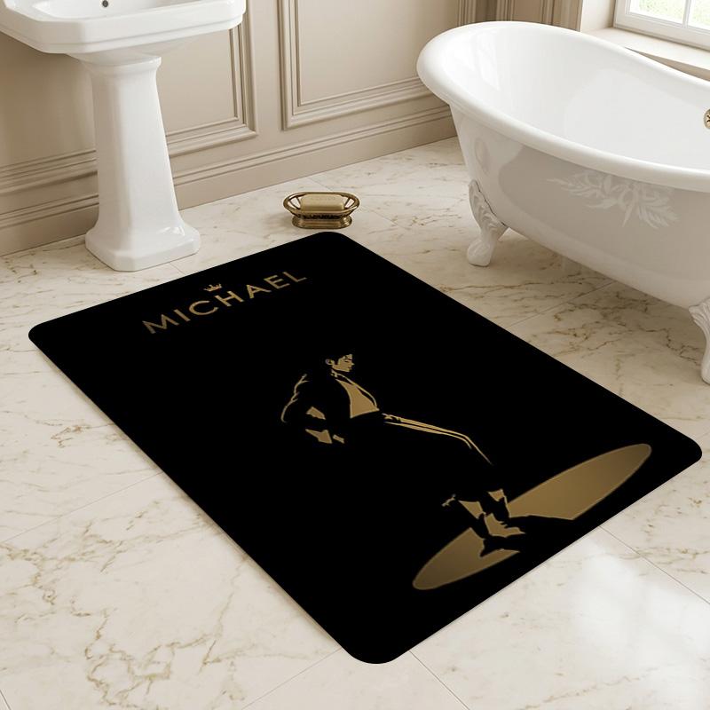 Tappeto Antiscivolo per Soggiorno Michael Jackson Tappeto Morbido per Camera da Letto Sala Giochi Stanza dei Bambini Divano Ufficio Decorazione Casa Zerbino