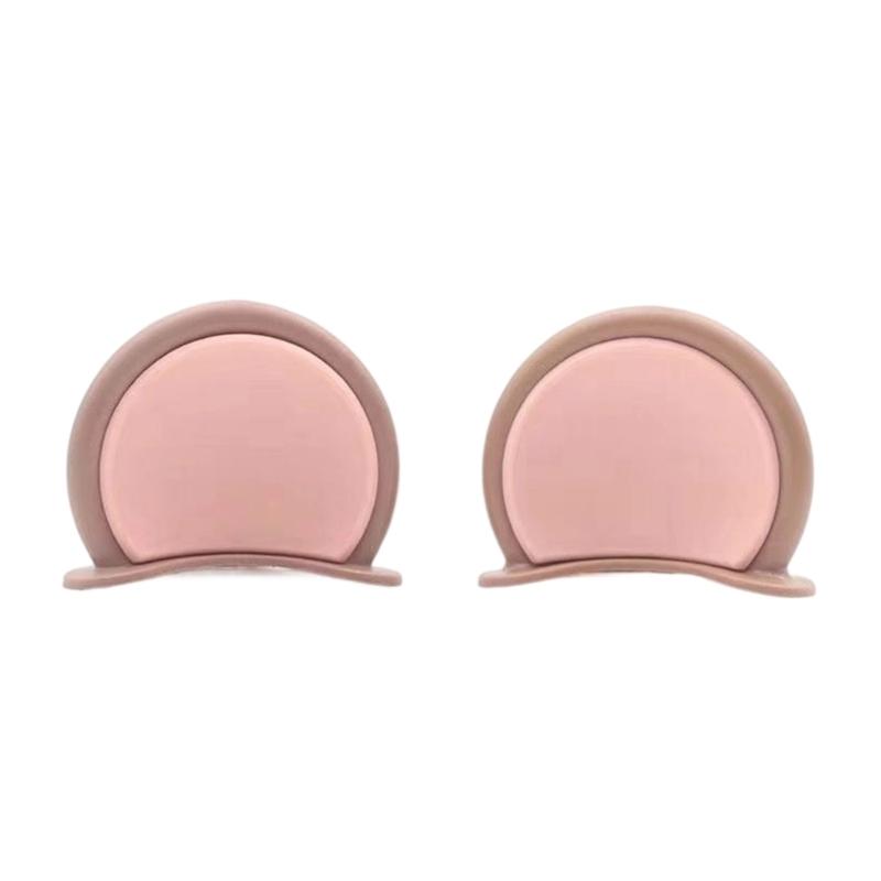 Motorbike Helmet Decoration Cute Bear Ear Attachments Lightweight Plastic Accessory No Tools Installation Required 2pcs