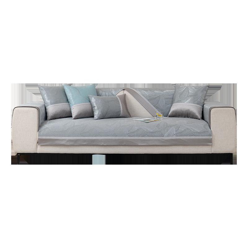 

Летняя подушка для дивана из ледяного шелка, летний коврик, нескользящая подушка, простой современный летний легкий роскошный чехол для дивана 70*70cm