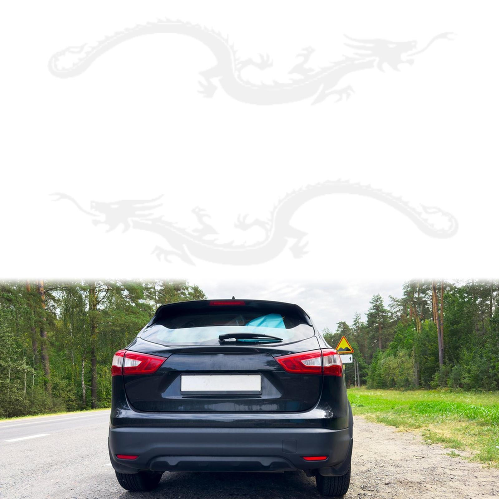 

2 Pieces Auto Sticker Car Decal, 150x33cm Waterproof RV Body Side for Truck Bus белый