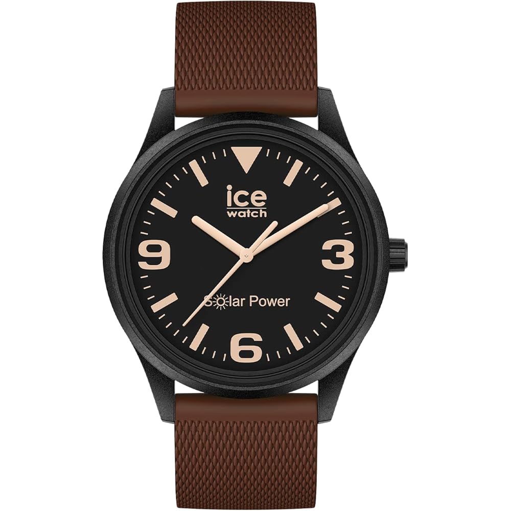 Авторизованный дистрибьютор [Ice watch] Часы унисекс Ice Watch на солнечной батарее 020607 ICE солнечная энергия Повседневные Коричневый Средний