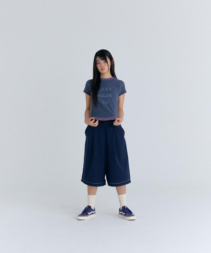 Peulleoti Mesy Overlay T-Shirt In Purple
