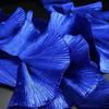 Metaliczny Lśniący Duża Fala Koronka Tkanina 1 Jarda 15cm Szerokości Plisowana Siatka Organza Moda DIY Stylizacja Szycie Plisowana Falbanka Koronka Tkanina