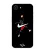 Maniacase Hülle Für Iphone 16E nike jordan logo schwarzer Hintergrund
