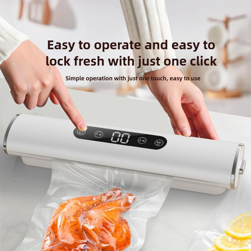 Professional Vacuum Sealer for Food Vacuumor for Products Kitchen Sealing Machine Cuisine Packaging Plastic Bag Sealant